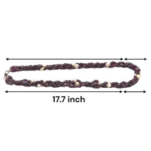 Handcrafted Garnet Drop Bead with Natural Pearl Accents Elegant Gemstone 17.7’’ Necklace Jewelry - Necklace