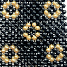 Handcrafted Gold Polka Dot Pattern Pearl Tie Luxurious and Playful
