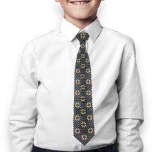 Handcrafted Gold Polka Dot Pattern Pearl Tie Luxurious and Playful