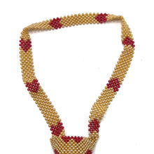 Handcrafted Hearts Pattern Pearl Tie Romantic and Charming
