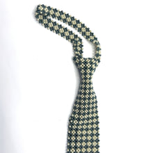 Handcrafted Linked Pattern Pearl Tie Contemporary and Chic