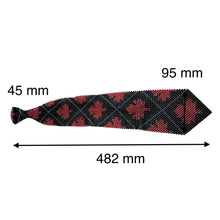 Handcrafted Maple Leaf Pattern Pearl Tie Nature-Inspired Elegance