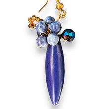 Handmade Earrings Lapis Marquise Plain Drop Beads Jewelry