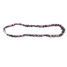 Handcrafted Natural Garnet Fish-Cut Bead 14.9’’ Necklace in Rich Red Gemstone Jewelry - Necklace