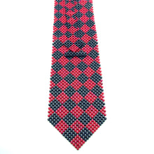 Handcrafted Pearl Tie  Argyle Pattern Timeless Necktie