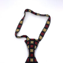 Handcrafted Square Pattern Pearl Tie Geometric Collection