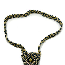 Handcrafted Square Pattern Pearl Tie Geometric Sophistication