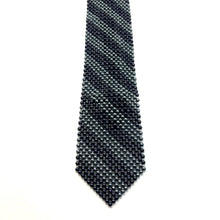 Handcrafted Stripes Pattern Pearl Tie Classic Lines Necktie