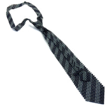 Handcrafted Stripes Pattern Pearl Tie Classic Lines Necktie