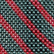 Handcrafted Stripes Pattern Pearl Tie Stylish Classic Lines