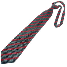 Handcrafted Stripes Pattern Pearl Tie Stylish Classic Lines