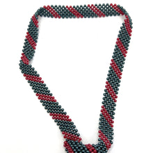 Handcrafted Stripes Pattern Pearl Tie Stylish Classic Lines