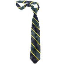 Handcrafted Stripes Pattern Pearl Tie Unique Lines Style