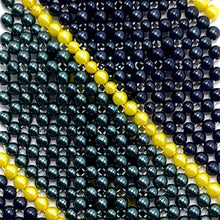 Handcrafted Stripes Pattern Pearl Tie Unique Lines Style