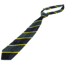 Handcrafted Stripes Pattern Pearl Tie Unique Lines Style