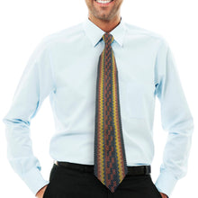 Handcrafted Vertical Stripes Pattern Pearl Tie Modern and Stylish
