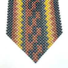 Handcrafted Vertical Stripes Pattern Pearl Tie Modern and Stylish