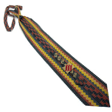 Handcrafted Vertical Stripes Pattern Pearl Tie Modern and Stylish