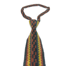Handcrafted Vertical Stripes Pattern Pearl Tie Modern and Stylish