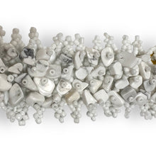 Handmade Bracelet Howlite Beaded 7 Inch Hand Jewelry