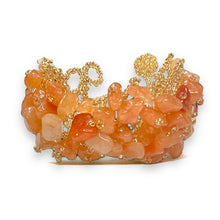 Handmade Bracelet Carnelian Beaded 7 Inch Hand Jewelry