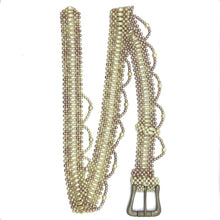 Handmade Fancy Design Colored Pearl Buckled Belt Unique Gift