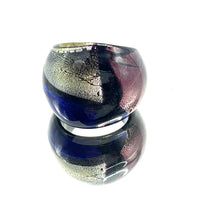 Handmade Glass Acrylic Ring Abstract Artistry Infinity Band
