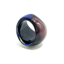 Handmade Glass Acrylic Ring Abstract Artistry Infinity Band