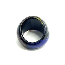 Handmade Glass Acrylic Ring Abstract Artistry Infinity Band