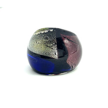 Handmade Glass Acrylic Ring Abstract Artistry Infinity Band