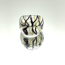 Handmade Glass Acrylic Ring Christmas's Harmony Winter Infinity Band