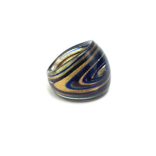 Handmade Glass Acrylic Ring Colourful Circlet Radiant Infinity Band