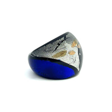 Handmade Glass Acrylic Ring Eclipse Elegance Infinity Band