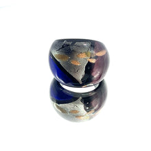 Handmade Glass Acrylic Ring Eclipse Elegance Infinity Band