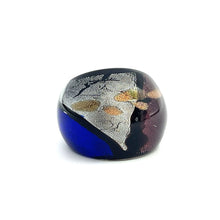 Handmade Glass Acrylic Ring Eclipse Elegance Infinity Band