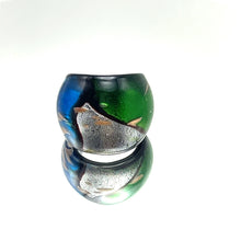 Handmade Glass Acrylic Ring Radiance of Aqua's Artistry Infinity Band