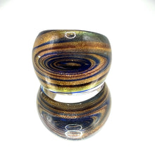 Handmade Glass Acrylic Ring Radiant Circlet Colourful Infinity Band
