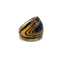 Handmade Glass Acrylic Ring Radiant Circlet Colourful Infinity Band