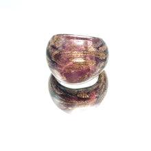 Handmade Glass Acrylic Ring Radiant Orchid Glim Infinity Band