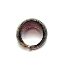 Handmade Glass Acrylic Ring Radiant Orchid Glim Infinity Band