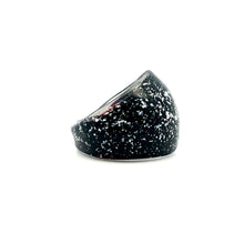 Handmade Glass Acrylic Ring Stellar Horizon  Infinity Band