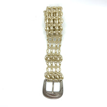Handmade Freshwater Ivory Pearl Buckled Belt Unique Giftware