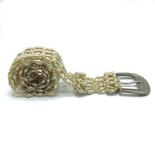 Handmade Freshwater Ivory Pearl Buckled Belt Unique Giftware
