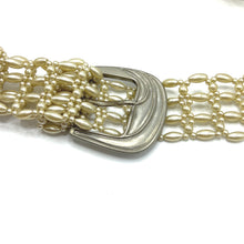 Handmade Freshwater Ivory Pearl Buckled Belt Unique Giftware