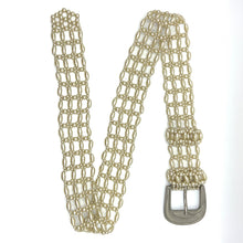 Handmade Freshwater Ivory Pearl Buckled Belt Unique Giftware