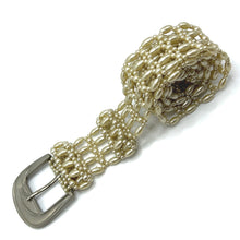 Handmade Freshwater Ivory Pearl Buckled Belt Unique Giftware