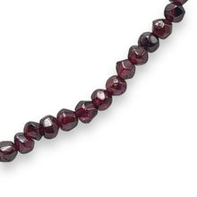 Handmade Natural Garnet 18.9’’ Necklace Hexagon Cube Shape Smooth Plain Gemstone Jewelry - Necklace