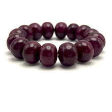Handmade Natural Ruby 412.40 Carats Bracelet | Smooth 14-15mm Rondelle Beads 16 Pcs | Crimson Red VVS Clarity | High