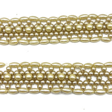 Handmade Bullet Shaped Ivory Pearl Trapezoid Buckle Belt