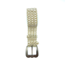 Handcrafted Freshwater Pearl Wavy Buckled Belt Unique Giftware